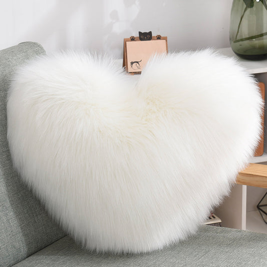 Fluffy Heart Shape Pillows